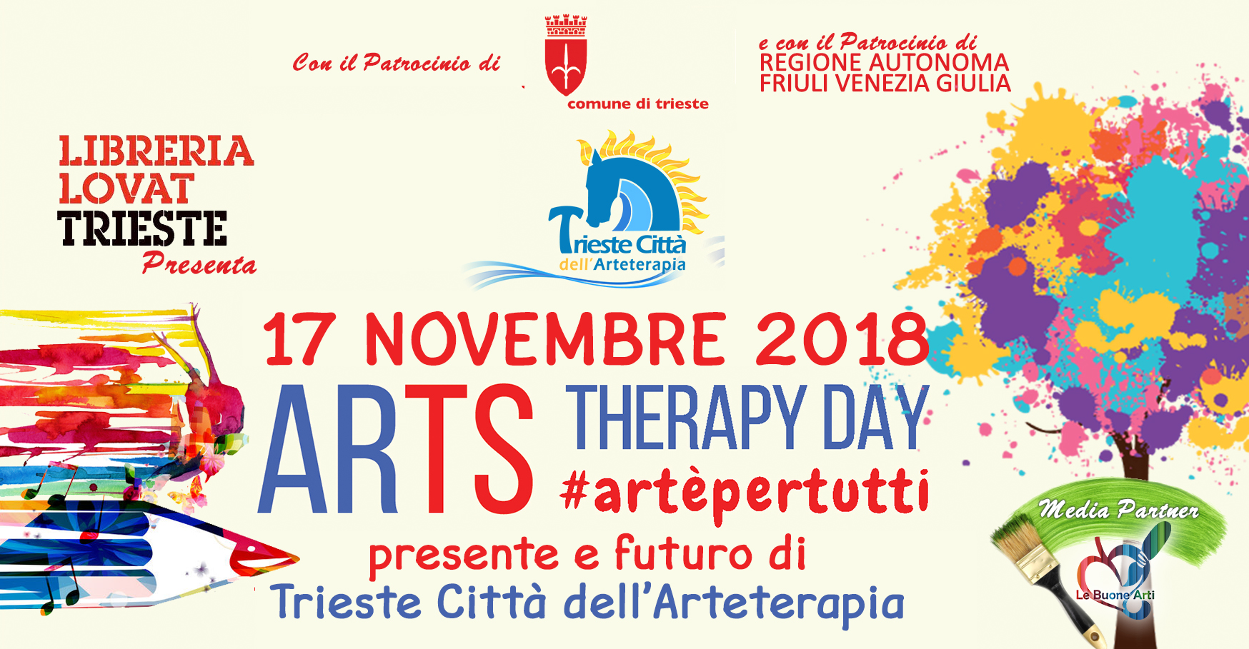 ArTS Therapy Day 2018: ritorna l’Arteterapia alla Lovat Trieste.